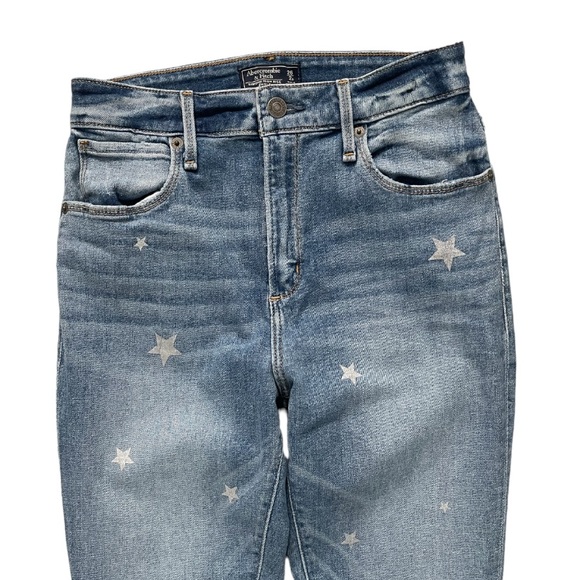 Abercrombie & Fitch Abercrombie Simone High Rise Ankle
Star Print Jeans - Picture 5 of 11
